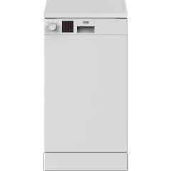 Beko DVS05C20W Slimline Dishwasher White