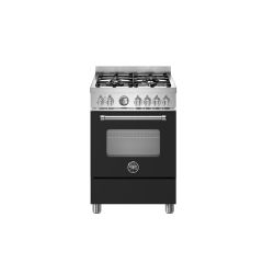 Bertazzoni MAS64L1ENEC Matt Black, Master 60cm Range Cooker Single Oven Dual Fuel Matt Black