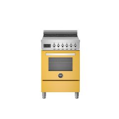 Bertazzoni PRO64I1EGIT Yellow, Professional 60cm Range Cooker Single Oven Induction Gloss Yellow