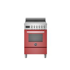 Bertazzoni PRO64I1EROT Red, Professional 60cm Range Cooker Single Oven Induction Gloss Red