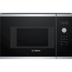 Bosch BFL523MS0B Brushed steel /, Red display, up to 800W, 20L, 5 power levels, 7 auto programmes, e