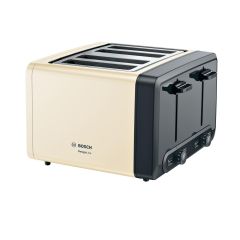 Bosch TAT4P447GB 4 Slot Toaster Cream