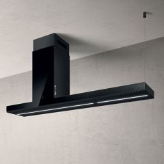 Elica HAIKU-ISL-180-BLK Island hood Black glass