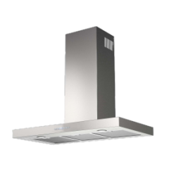 Fratelli 700320 Stainless Steel, CAPRI - 900mm Stainless Steel Chimney Hood