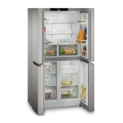 Liebherr MSDD9012 Steel Door, 4 Door Cross, EasyFresh, EasyTwist-Ice, NoFrost, VarioTempZone, 4 Free