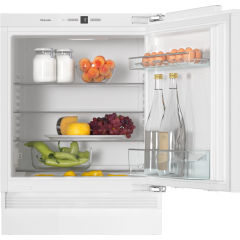 Miele K31222UI-1 , 82 x 60cm, under counter, E rated, 137 litre capacity, flush LED lighting, stainl