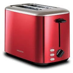 Morphy Richards 222066 TST 2S2S EQUIP SS 800W RED