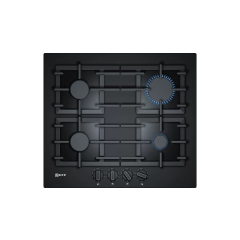 Neff T26CS49S0 N70 60cm Tempered Glass Gas Hob