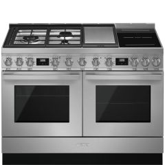 Smeg CPF120IGMPX Stainless Steel, 120cm Portofino Dual Fuel Range Cooker Stainless