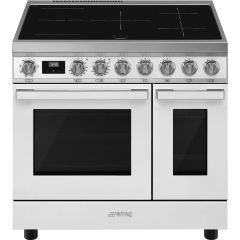 Smeg CPF92IMWH white, 90cm Portofino Electric Range Cooker