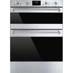 Smeg DUSF6300X Classic Under Counter Double Oven Stainless Stainless Steel