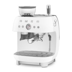 Smeg EGF03WHUK White, All In One Espresso Coffee Machine With Grinder