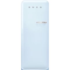 Smeg FAB28LPB5UK Pastel Blue, 60cm 50s Style Left Hand Hinge Fridge with Icebox Pastel Blue