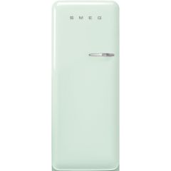 Smeg FAB28LPG5 pastel green, 60cm 50s Style Left Hand Hinge Fridge with Icebox Pastel Green