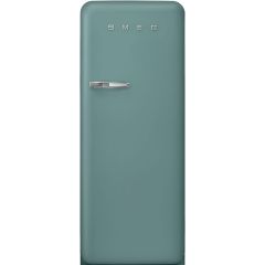 Smeg FAB28RDEG5 Emerald Green, 60cm 50s Style Right Hand Hinge Fridge with Icebox