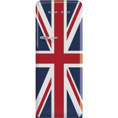 Smeg FAB28RDUJ5 Union Jack, 60Cm 50S Style Right Hand Hinge Fridge With Icebox