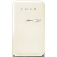 Smeg FAB5LCR5 , 40cm Small 50s Style Left Hand Hinged Minibar Cream