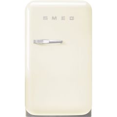 Smeg FAB5RCR5 Cream, 40cm Small 50s Style Right Hand Hinged Minibar Cream