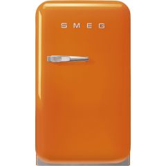 Smeg FAB5ROR5 , 50's Style Orange Small Right Hand Hinged Minibar