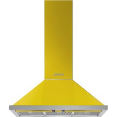 Smeg KPF9YW Yellow, 90cm Portofino Chimney Hood