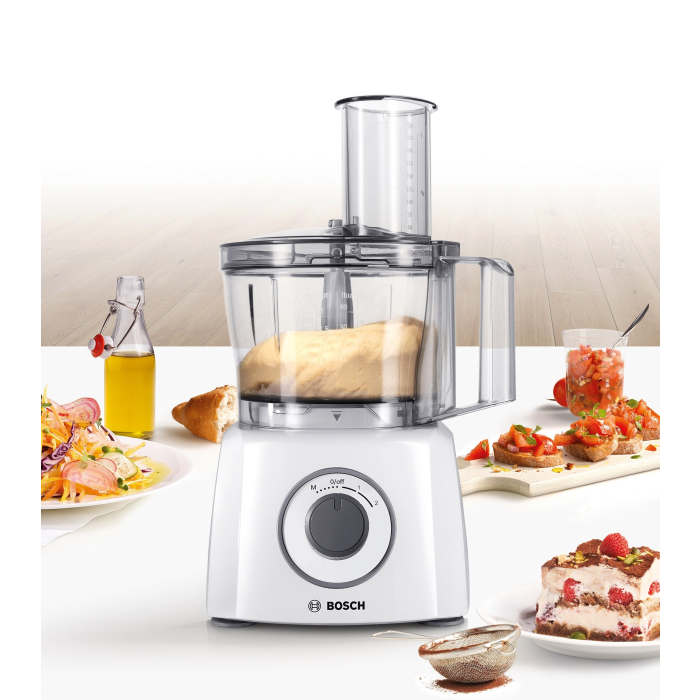 Coopers Home Appliances Local Kitchen Appliance Retailer Bath Bosch MCM3100WGB MultiTalent 3 2.3 Litre Compact 700W Food Processor White